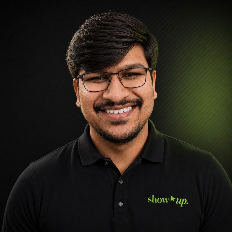 Saransh Maheshwari — Founder, ShowUp